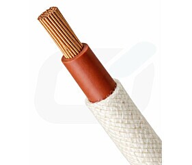 CABO 10,00mm SILICONE + FIBRA DE VIDRO 300ºC 750V BR